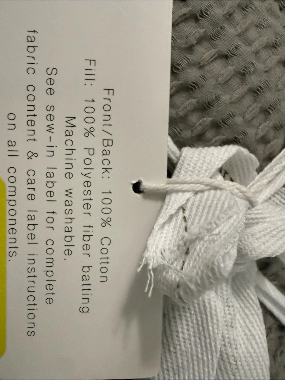 NWT Levtex Home Cloud Waffle Grey Full Queen Quilt Set